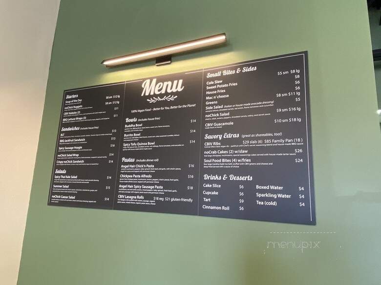 Can't Believe It's Vegan - Westerville, OH menu_pic