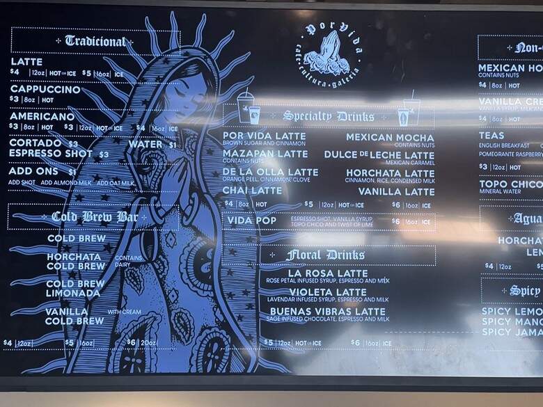 Por Vida - San Diego, CA menu_pic