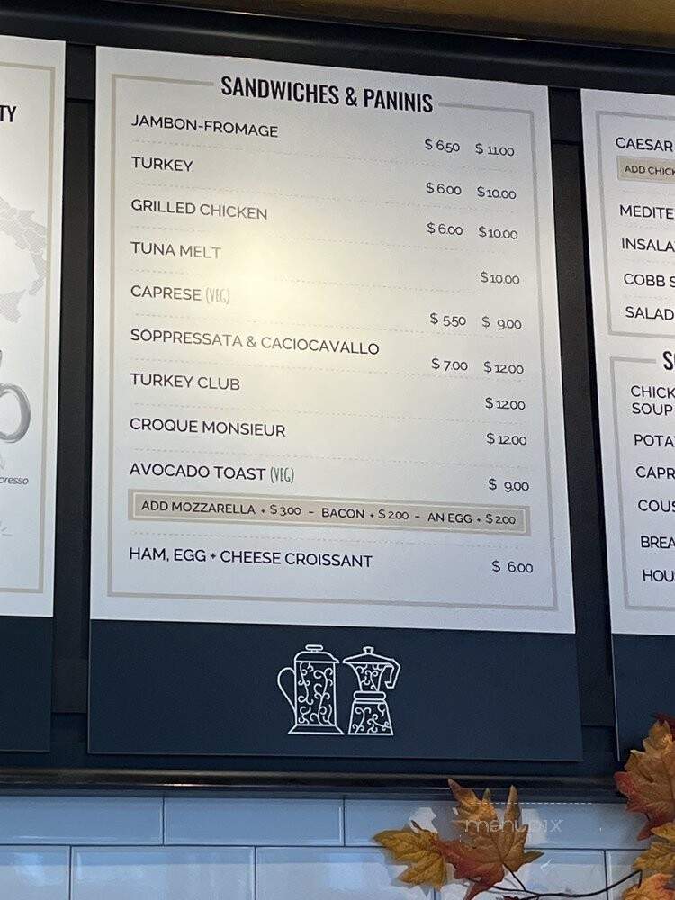 Press & Moka Coffeehouse - Irvine, CA menu_pic