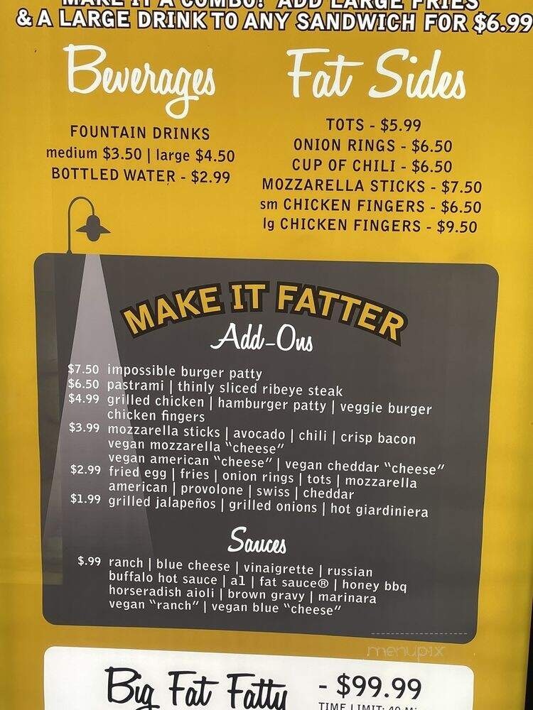 Fat Sal's - Marina del Rey, CA menu_pic