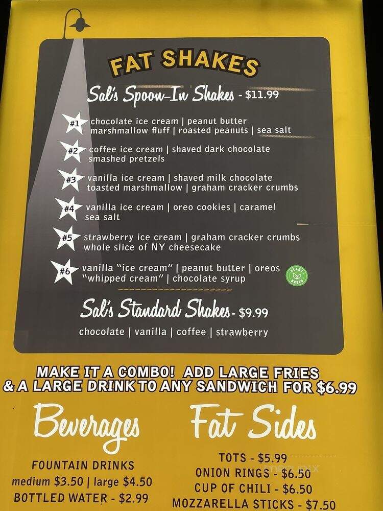 Fat Sal's - Marina del Rey, CA menu_pic