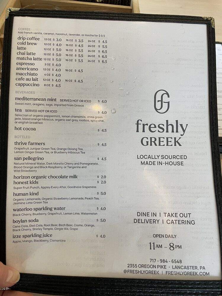 Freshly Greek - Lancaster, PA
