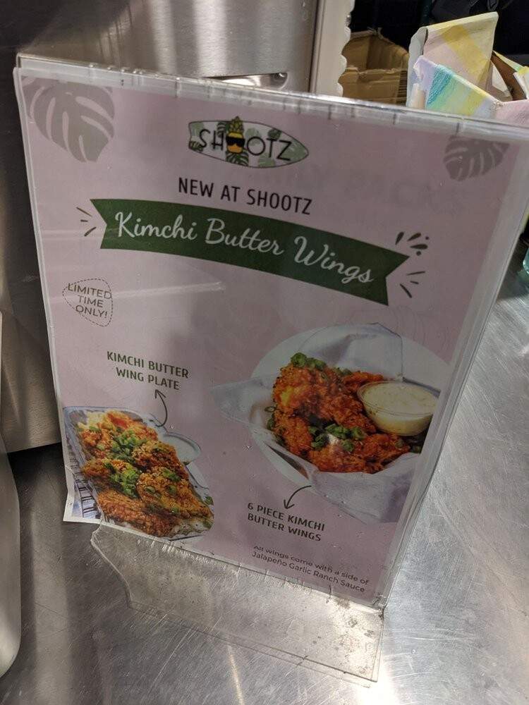 Shootz - Long Beach, CA menu_pic