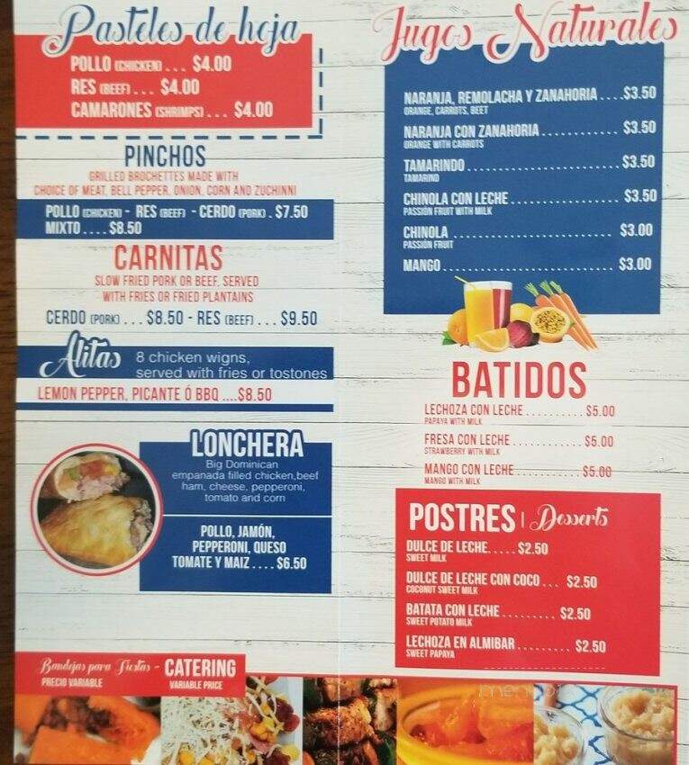Mama' Empanadas - Lilburn, GA menu_pic