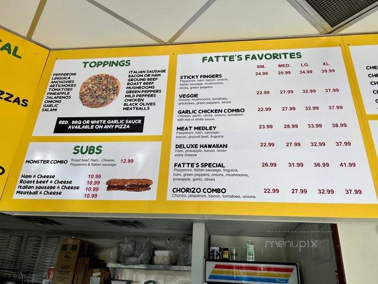 Fattes Pizza - Santa Barbara, CA menu_pic