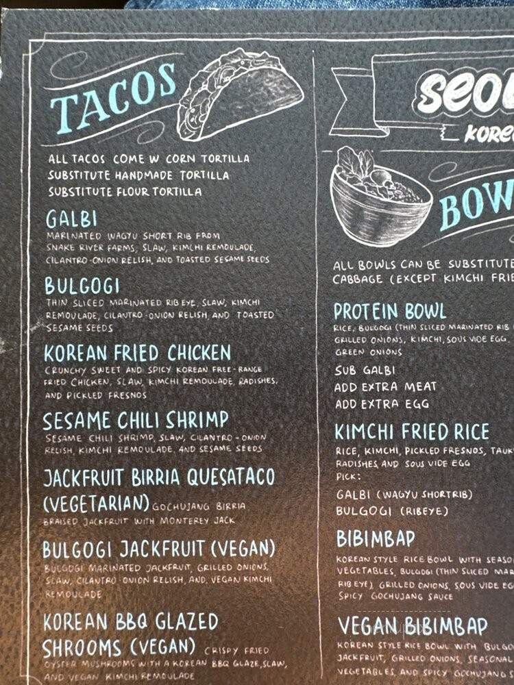 Seoulmates - Los Angeles, CA menu_pic