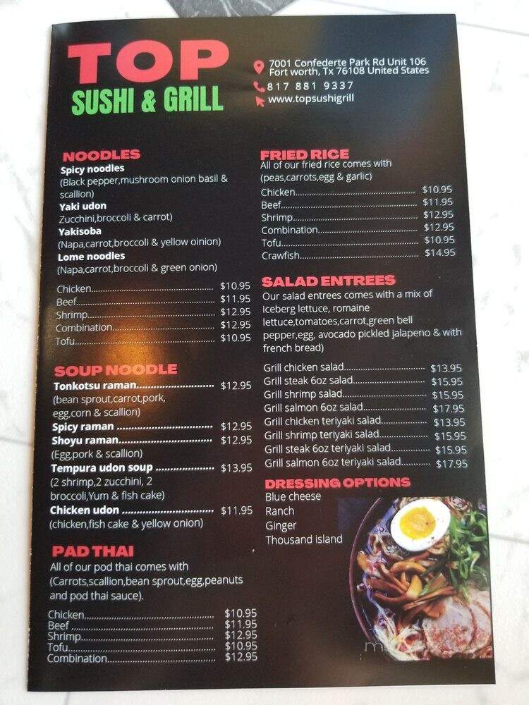 Top Sushi & Grill - Fort Worth, TX