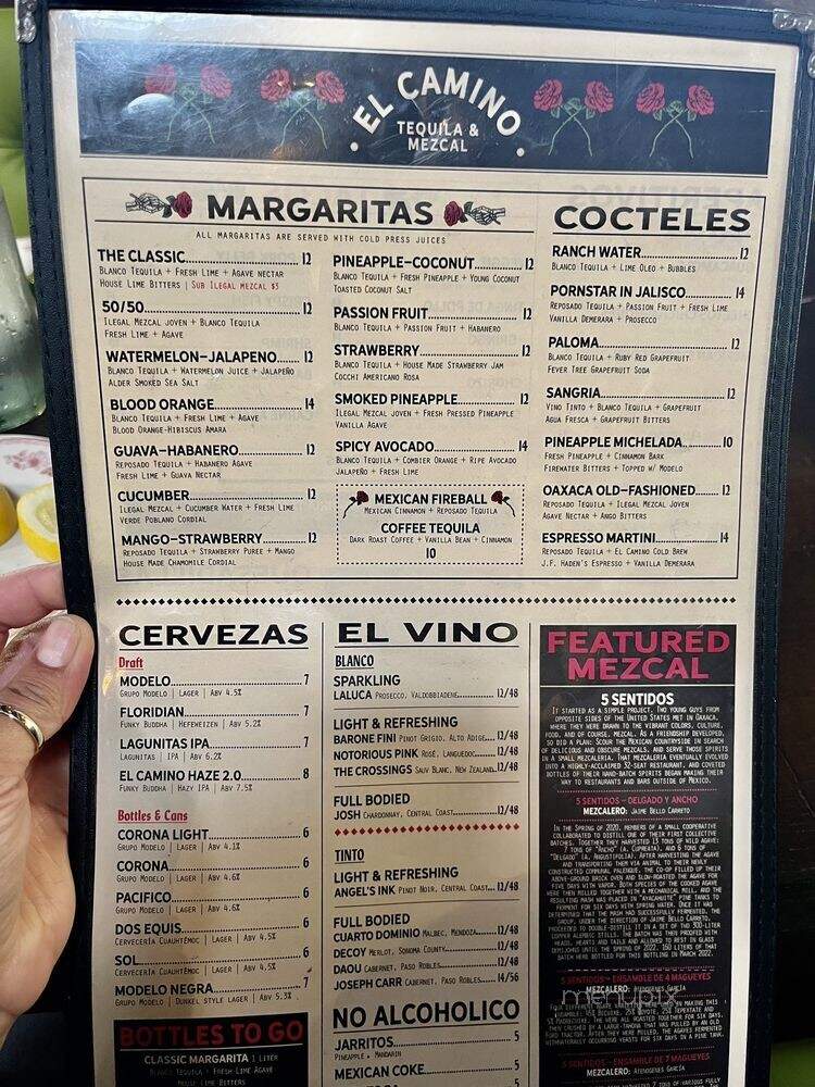 El Camino - West Palm Beach, FL menu_pic