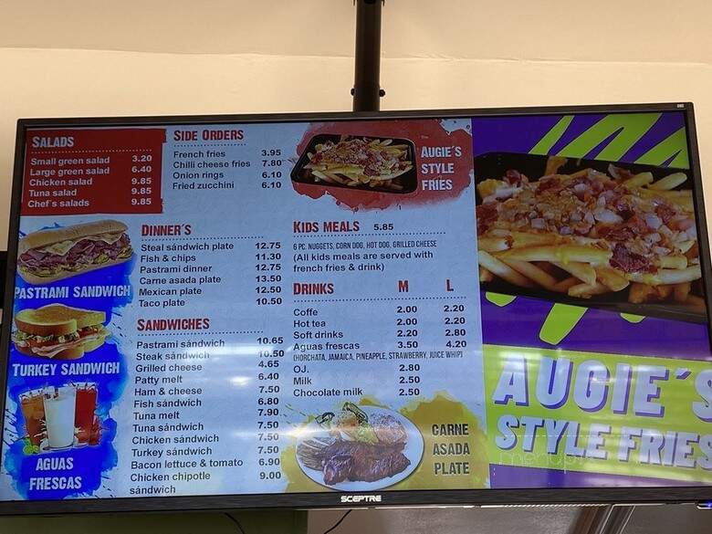 Augie's Burgers - San Gabriel, CA menu_pic