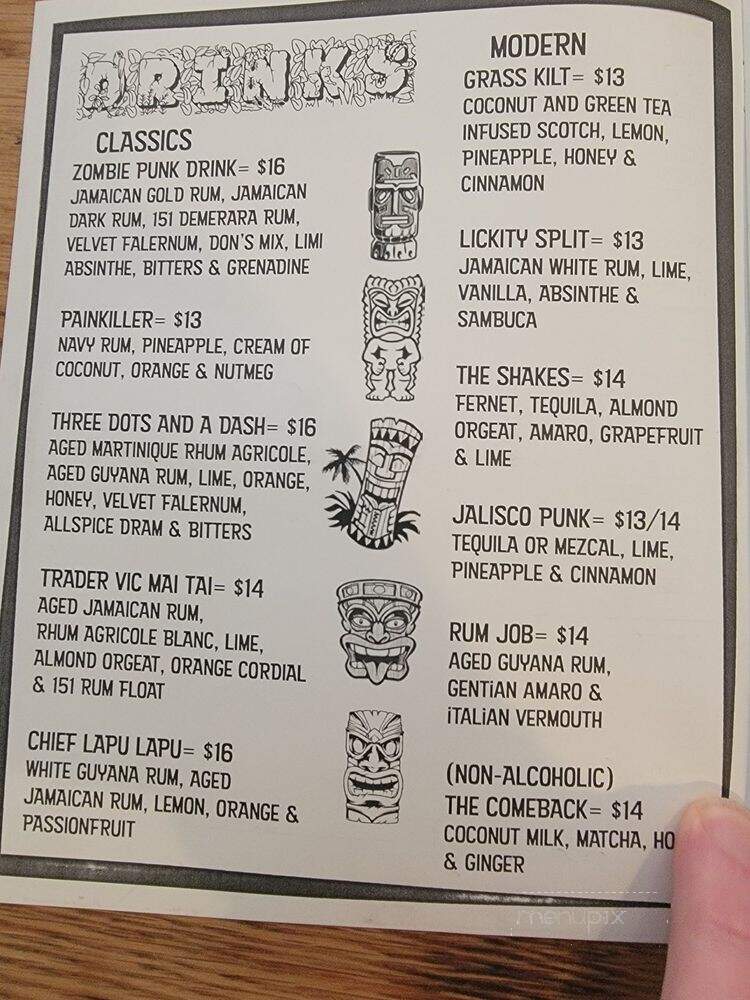 Pie Punks - San Francisco, CA menu_pic