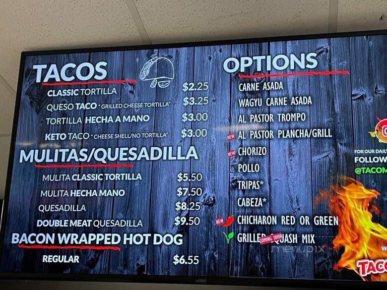 World Famous Taco Man - Los Angeles, CA menu_pic