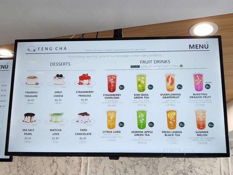 Feng Cha Teahouse OC - Garden Grove, CA menu_pic