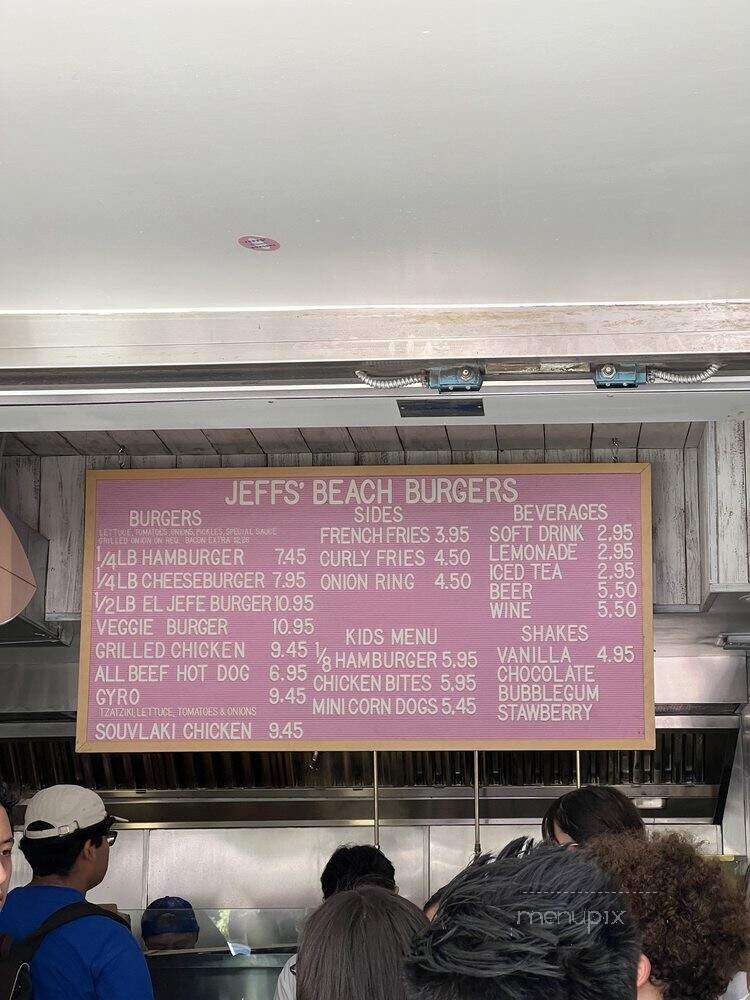 Jeffs' Beach Burgers - San Diego, CA
