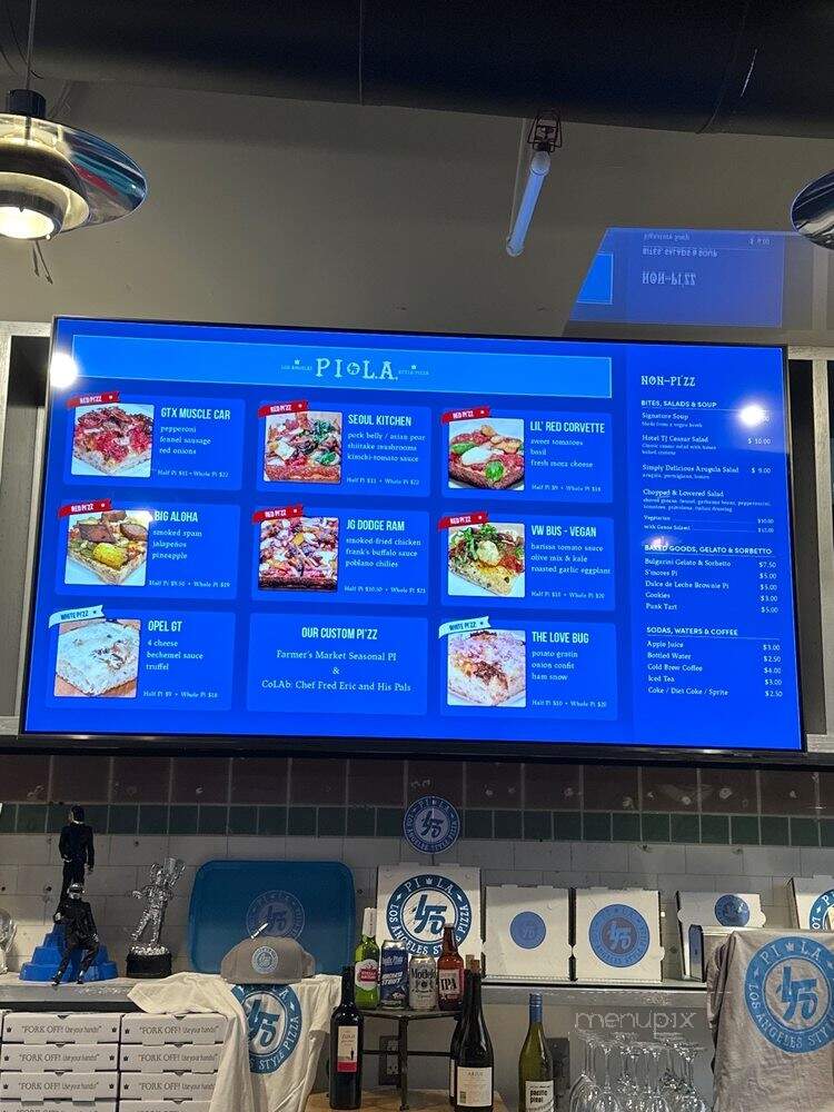 Pi La - Los Angeles, CA menu_pic