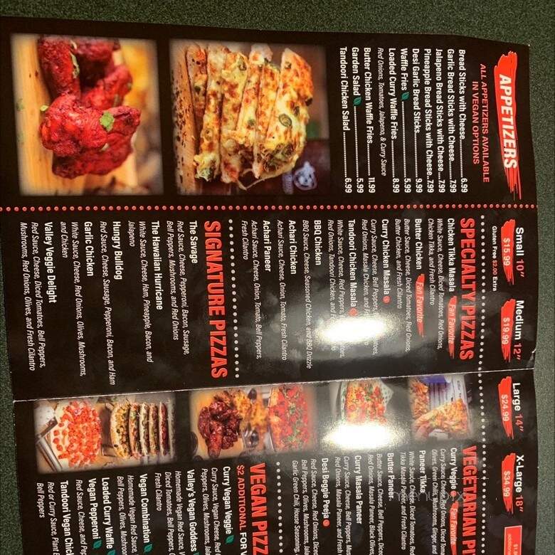 The Curry Pizza Company - Fontana, CA menu_pic
