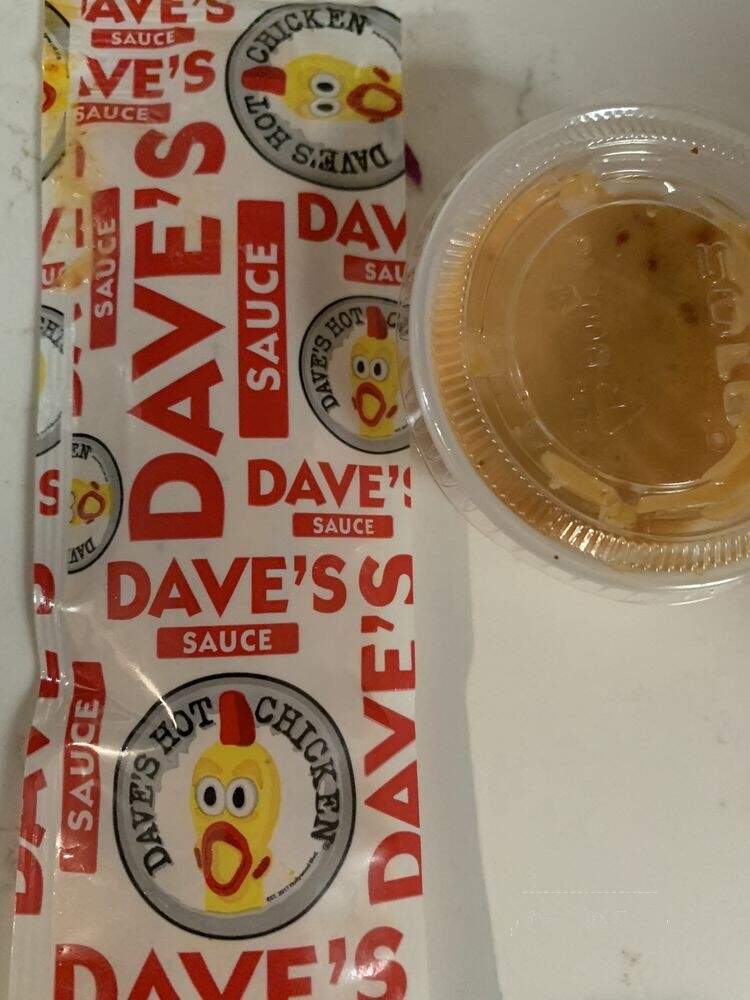 Dave's Hot Chicken - San Luis Obispo, CA menu_pic