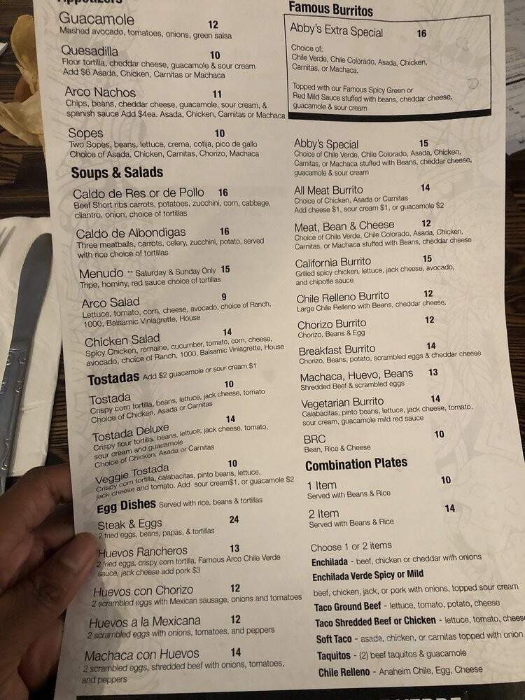 El Arco Lincoln Heights - Lincoln Heights, CA menu_pic