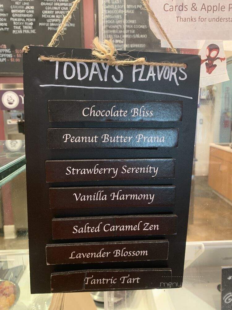 Yoga-urt - Santa Monica, CA menu_pic