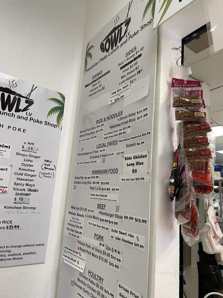 Bowlz - Las Vegas, NV menu_pic