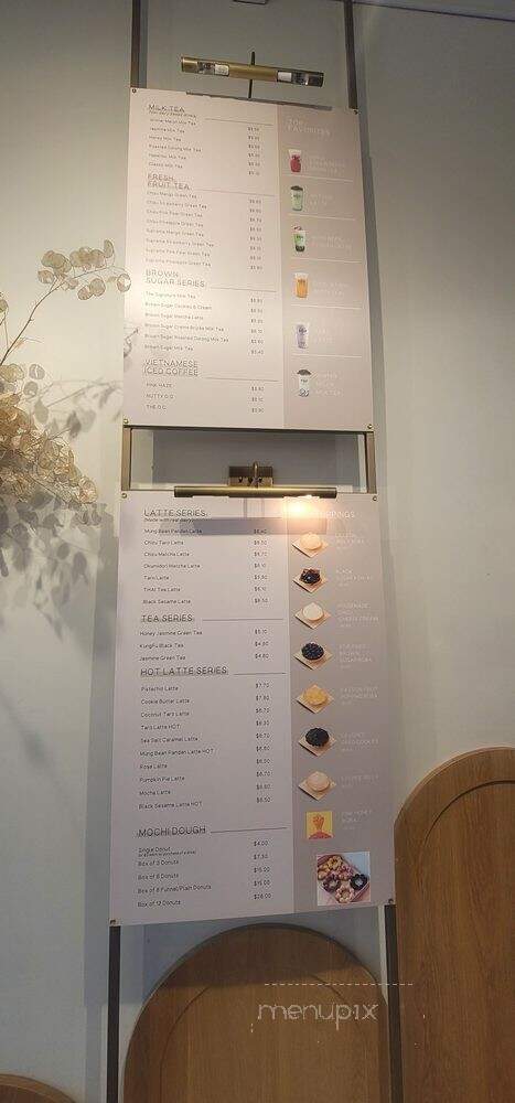 Bober Tea & Coffee - Folsom, CA menu_pic
