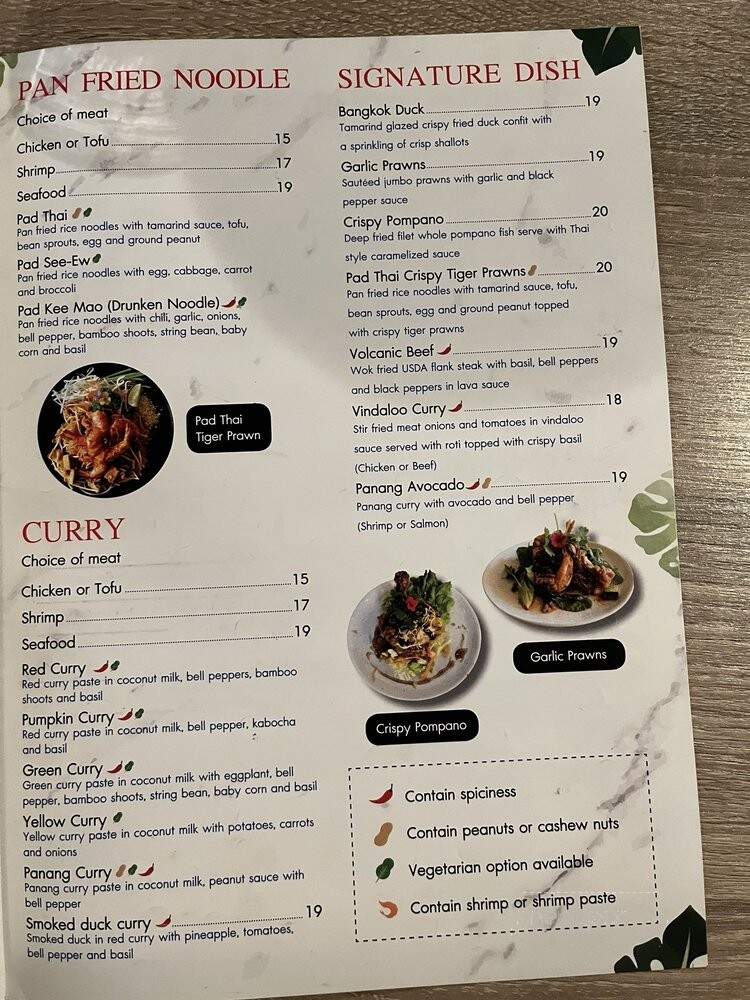 R HaanThai - Fremont, CA menu_pic