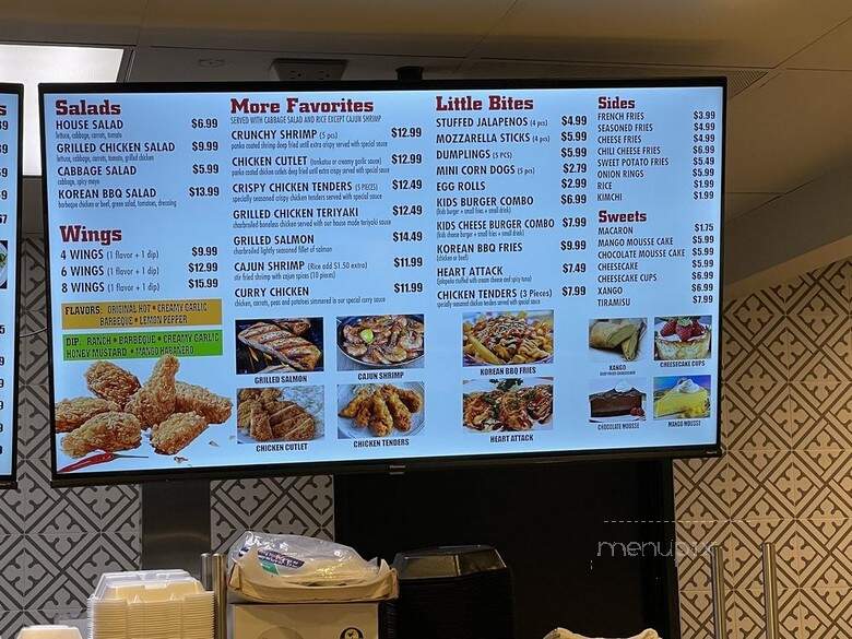 Corner Grille - Los Angeles, CA menu_pic