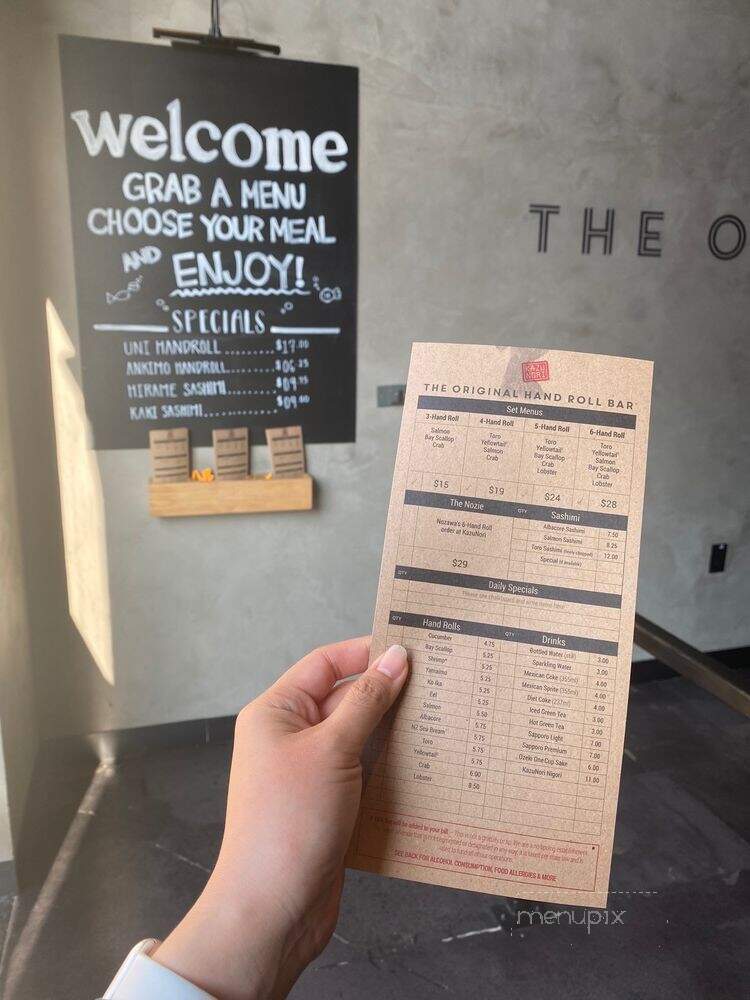 KazuNori Koreatown - Los Angeles, CA menu_pic