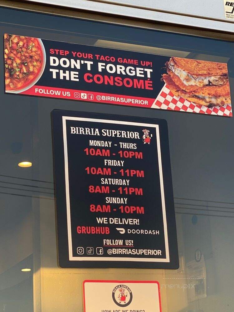 Birria Superior - Lancaster, CA menu_pic