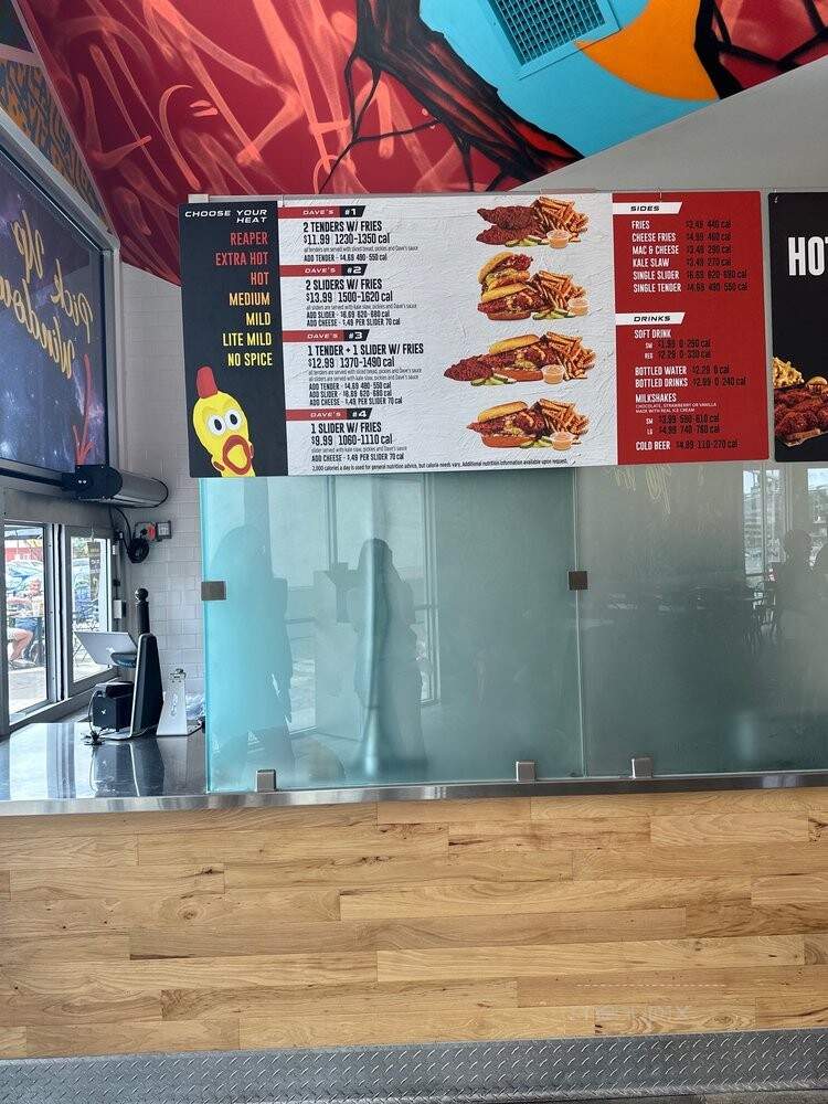 Dave's Hot Chicken - Anaheim, CA menu_pic