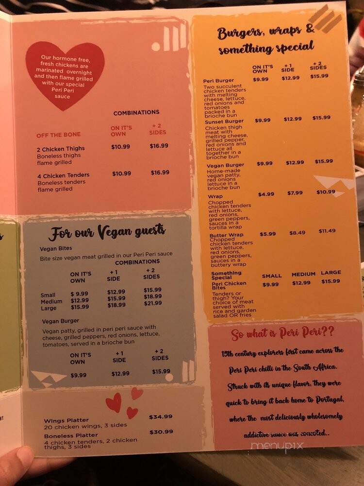 Frangos Peri Peri - New York, NY menu_pic