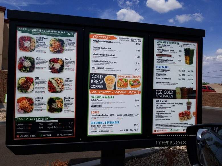Salad and Go - Scottsdale, AZ menu_pic