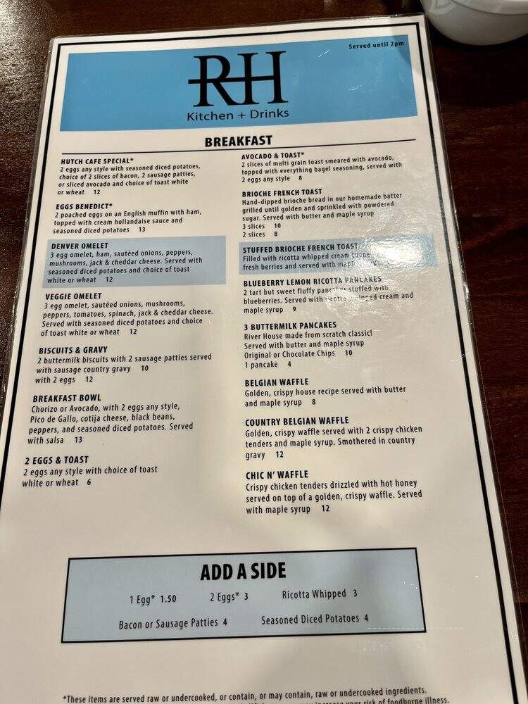 River House Kitchen + Drinks - Hutchinson, MN menu_pic