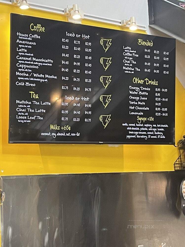 Buzzed Coffee - Reno, NV menu_pic