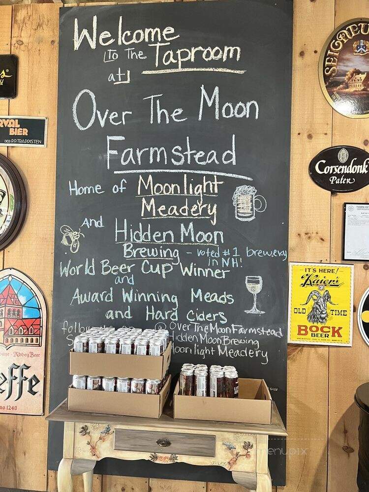 Moonlight Meadery & Hidden Moon Brewing - Pittsfield, NH menu_pic