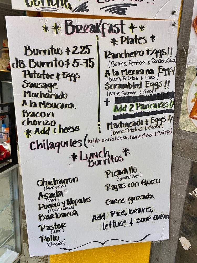 Mi Tierra - Seven Points, TX menu_pic