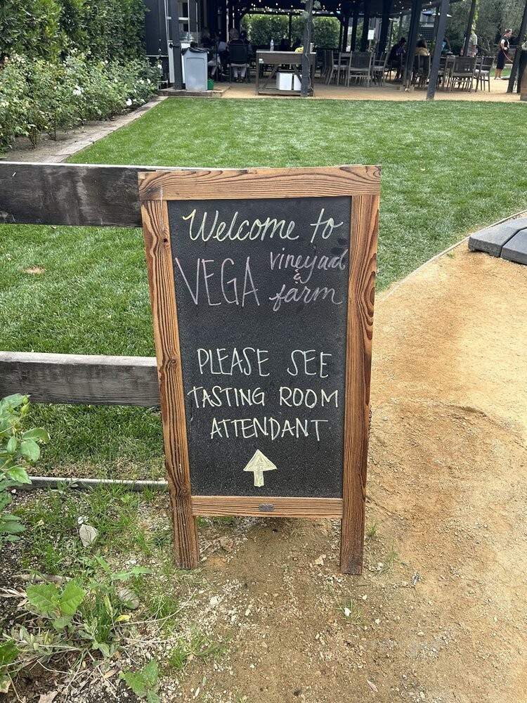 Vega Vineyard and Farm - Buellton, CA menu_pic