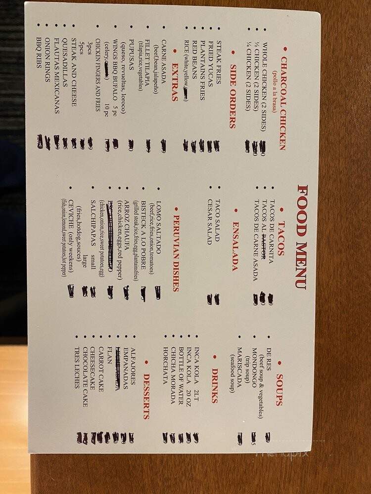 Chimpum Pollo - Stafford, VA menu_pic