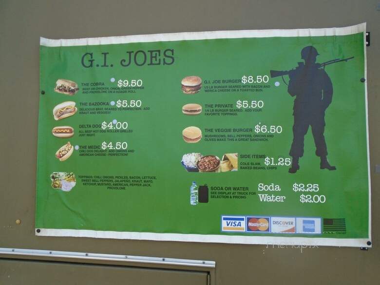 G.I. Joes - Brooklyn Park, MN menu_pic