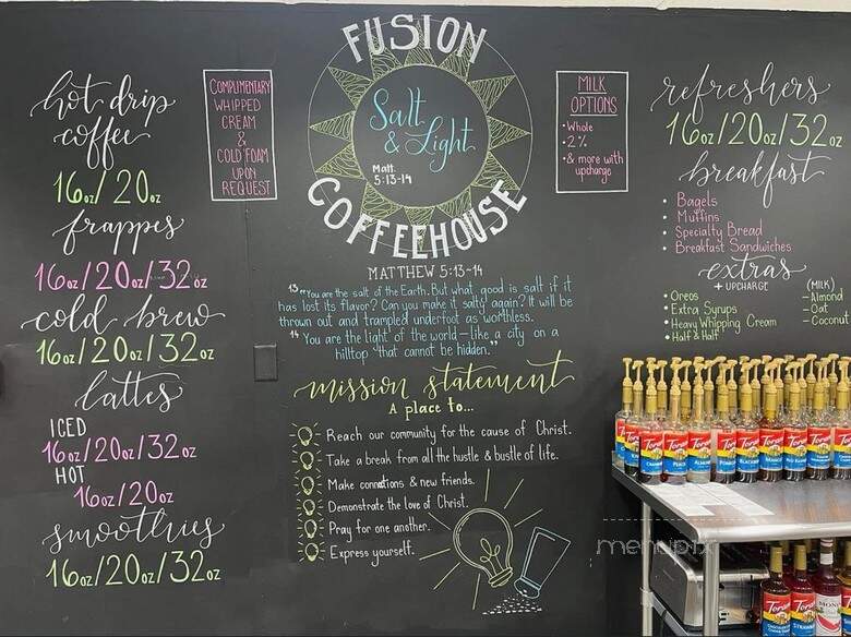 Salt and Light Fusion Coffee House - Starke, FL menu_pic