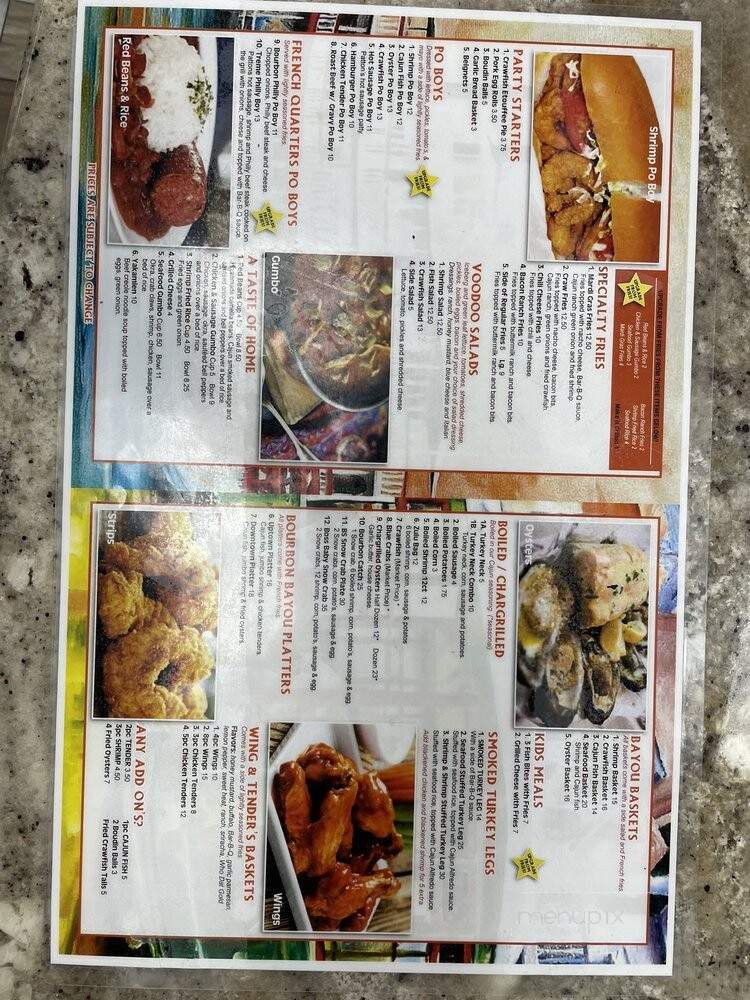 Bourbon Street Daquries - Pearland, TX menu_pic