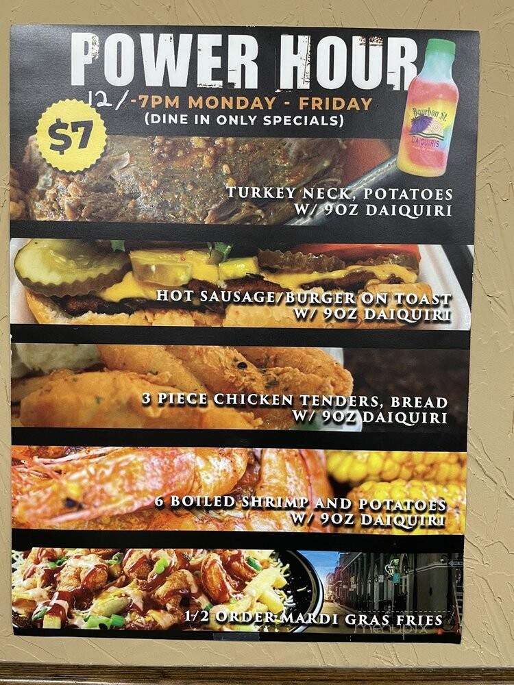Bourbon Street Daquries - Pearland, TX menu_pic