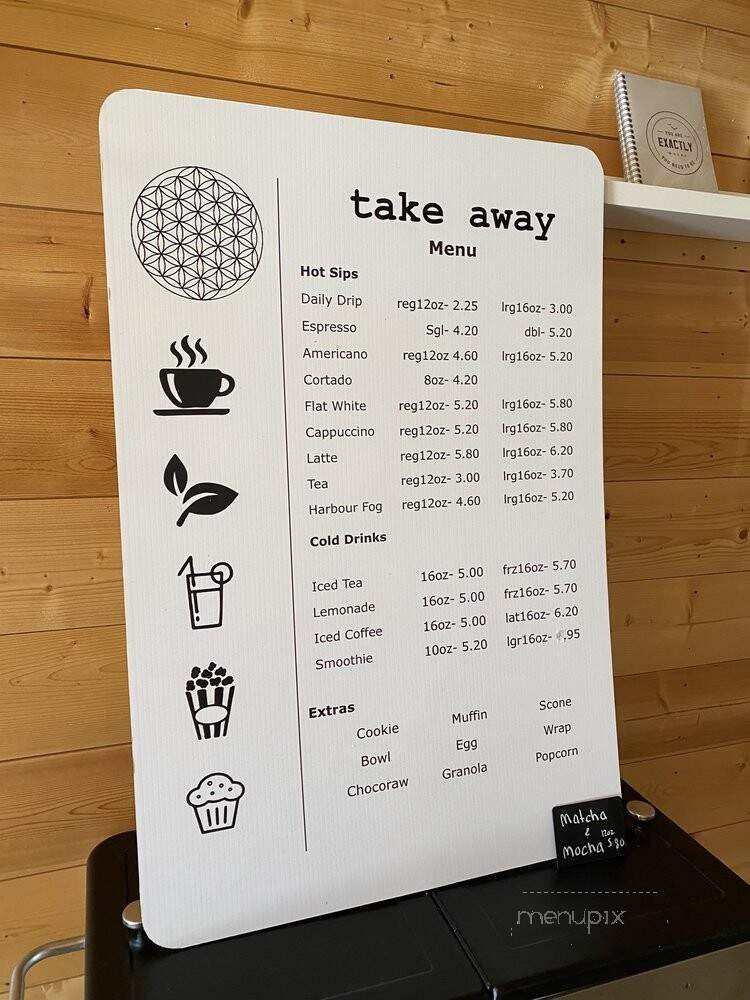 Holsem - Madeira Park, BC menu_pic