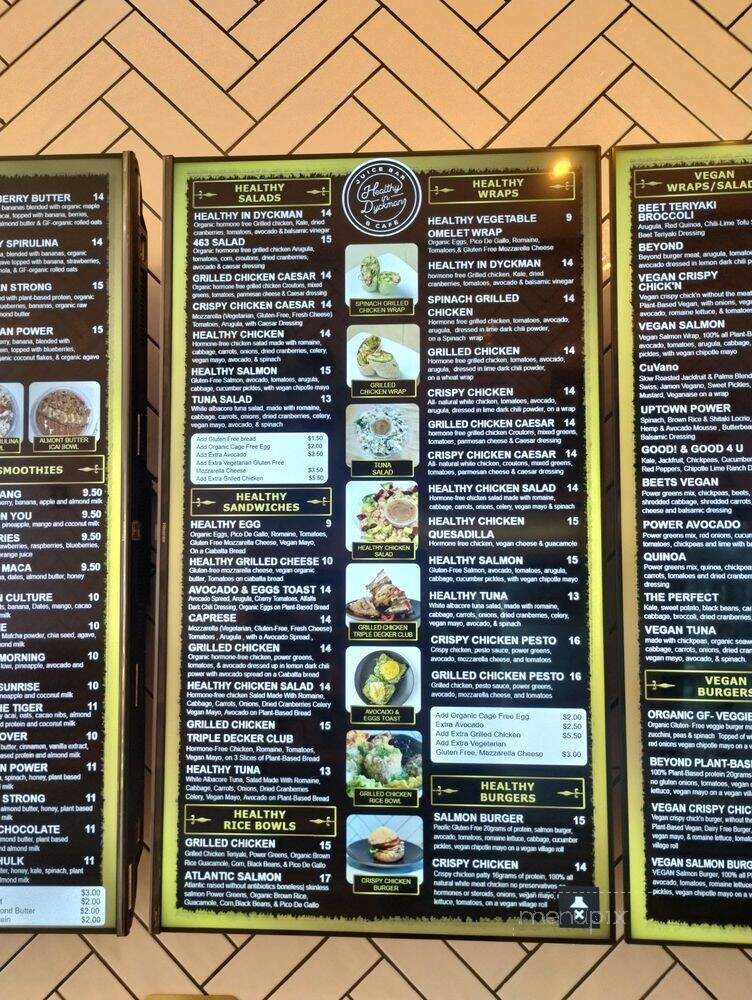 Healthy in Dyckman - The Bronx, NY menu_pic