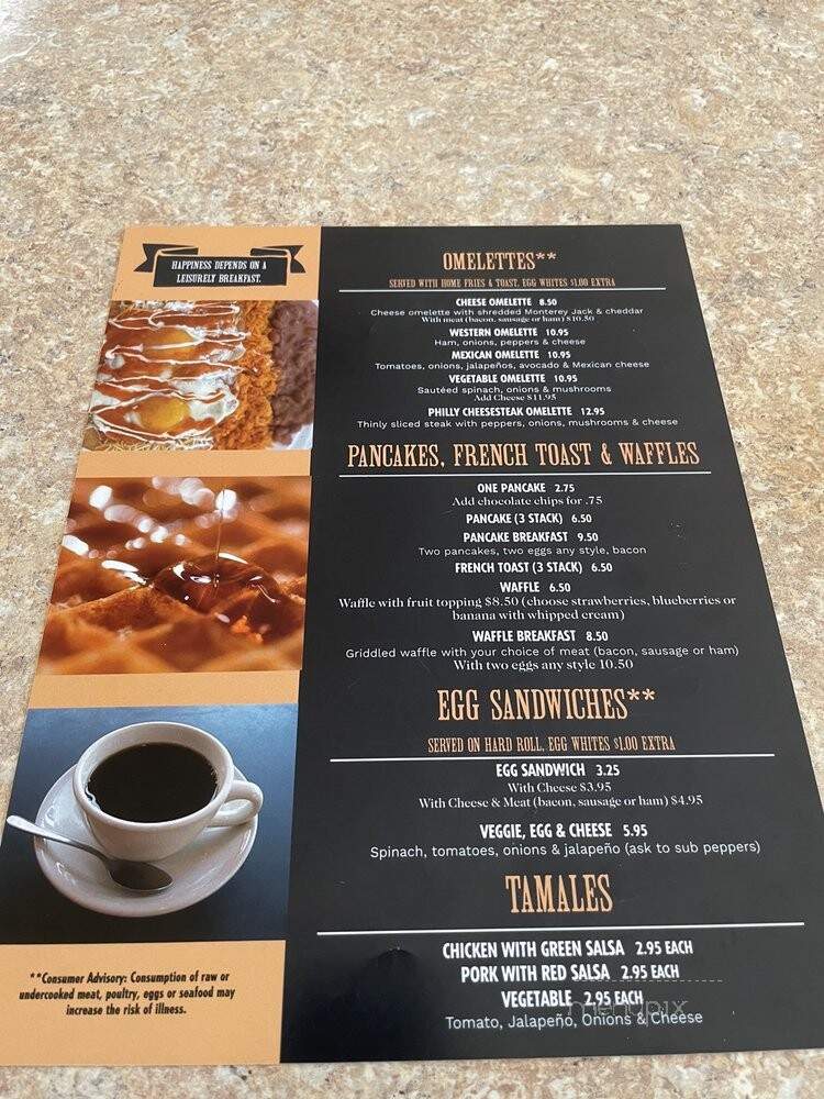 Jojo's Breakfast and Mexican Food - Norwich, CT menu_pic