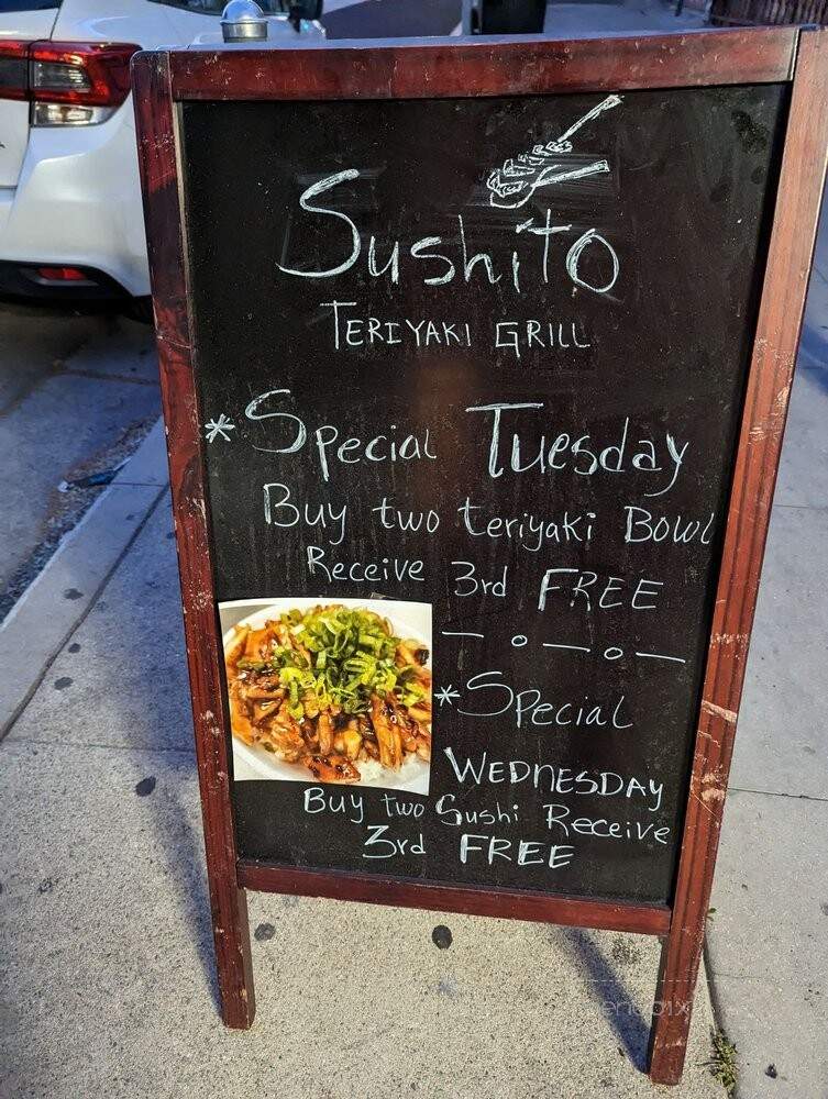 Sushito Teriyaki Grill - Los Angeles, CA menu_pic