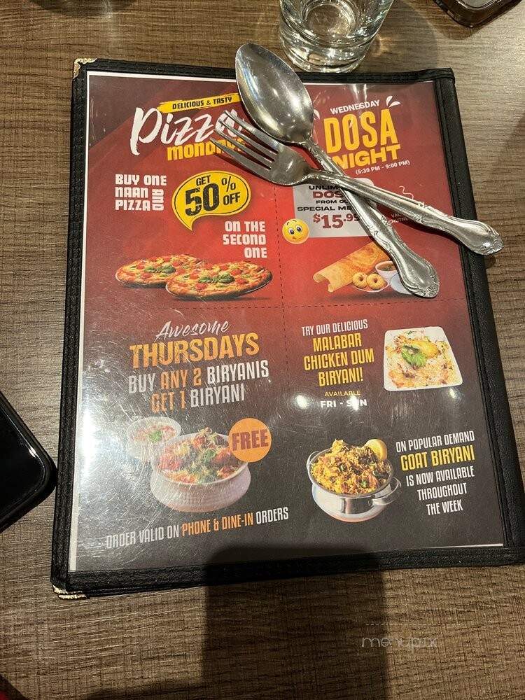 Dosa Place - Phoenix, AZ menu_pic