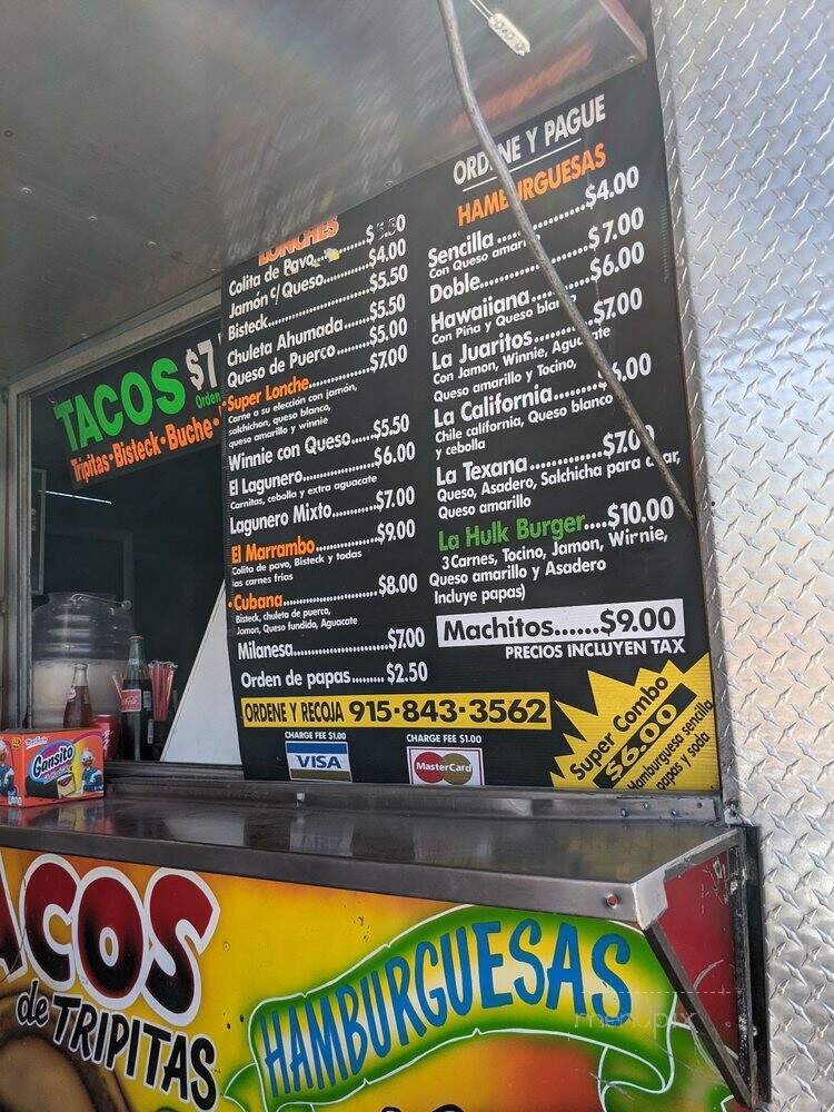 Super Lonches - El Paso, TX menu_pic