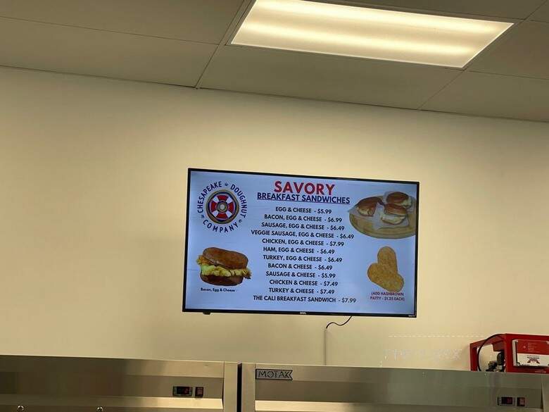 Chesapeake Doughnut Company - Saint Charles, MD menu_pic