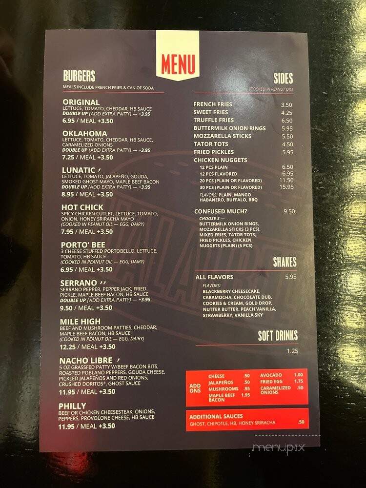 Halalbee's - New York, NY menu_pic