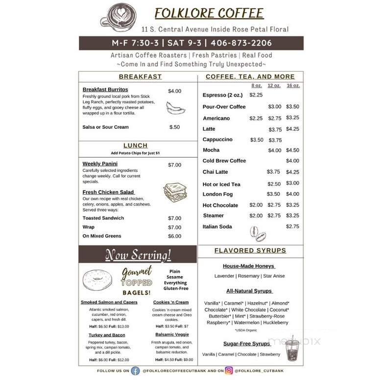 Folklore Coffee - Cut Bank, MT